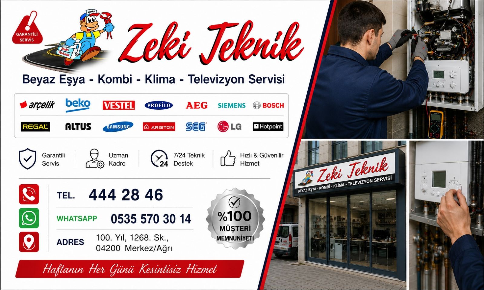 Ağrı Kombi Servisi